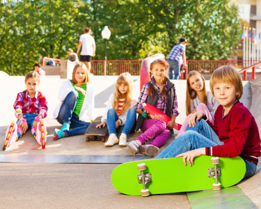 Kids Travis County and Williamson County: Skating and Skateboarding Lessons - Fun 4 Austin Kids