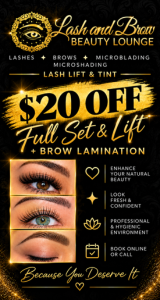 Lash and Brow Beauty Lounge