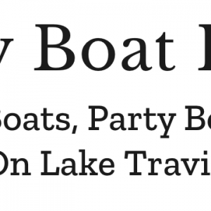 Luxury Boat Rentals Lake Travis
