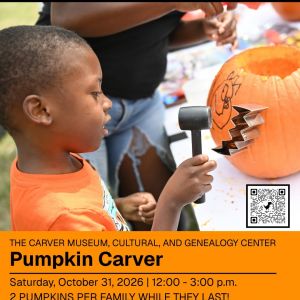 Carver Museum, Cultural and Genealogy Center Pumpkin Carver Fall Festival