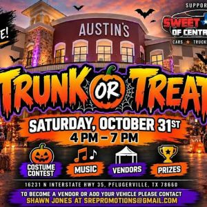Austin's Trunk or Treat with SWEET RIDES of Texas