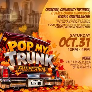 Greater Austin Pop My Trunk Fall Festival