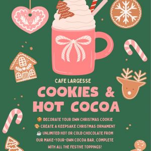Cafe Largesse Holiday Cookie Decorating