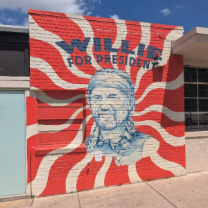 Willie For President - Mural