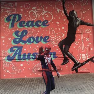 Peace Love Austin - Mural
